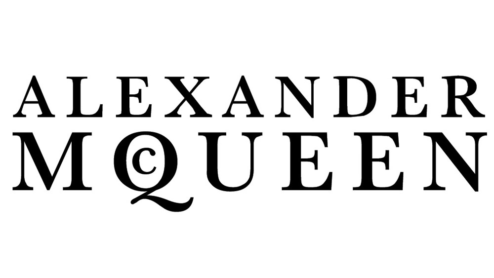 Black text logo of Alexander McQueen eyewear brand, available at Hometown Eyecare - Hometown Eyecare