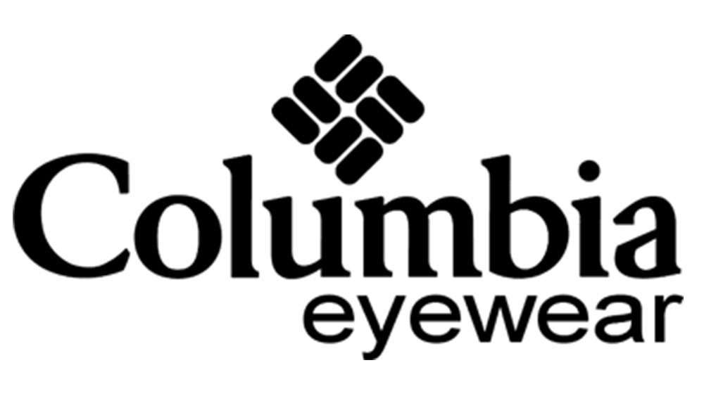 Logo of Columbia Eyewear brand in black text with diamond symbol, available at Hometown Eyecare - Hometown Eyecare