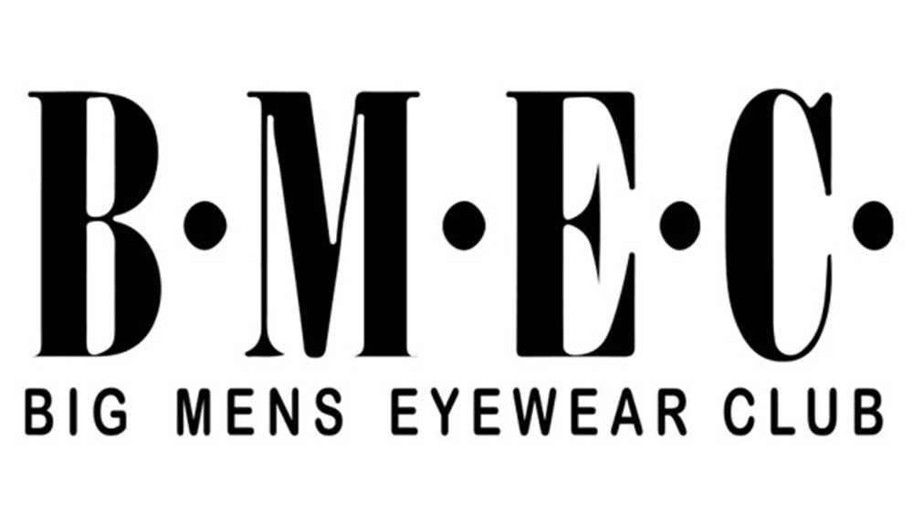 Black text logo of BMEC Big Mens Eyewear Club, a brand available at Hometown Eyecare - Hometown Eyecare